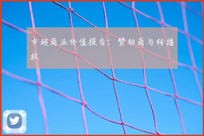 中超商业价值报告：赞助商与转播权