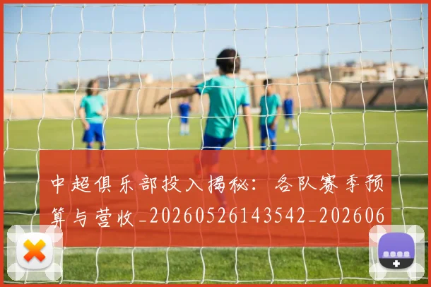 中超俱乐部投入揭秘：各队赛季预算与营收_20260526143542_20260607160717